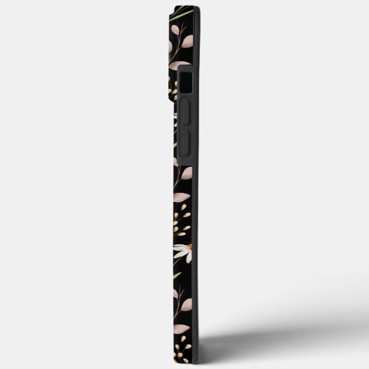 Waterverf WildeBloempatroon Case-Mate iPhone Case (Achterkant / Links)