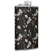 Waterverf WildeBloempatroon Heupfles (Rechts)