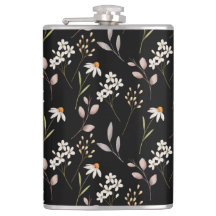 Waterverf WildeBloempatroon