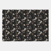 Waterverf WildeBloempatroon Inpakpapier Vel (Voorkant 2)