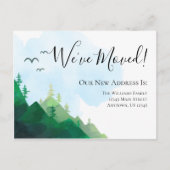 Waterverf Wilderness Mountains verplaatsen We hebb Briefkaart (Voorkant)