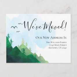 Waterverf Wilderness Mountains verplaatsen We hebb Briefkaart