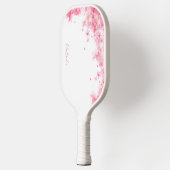 Waterverf wildfloral witte naam pickleball paddle (Links)