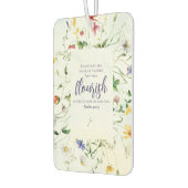 Waterverf Wildflower Bijbeltekst Luchtverfrisser (Links)