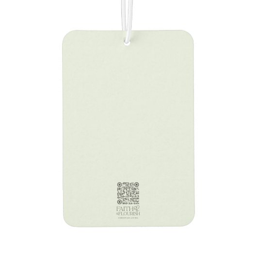 Waterverf Wildflower Bijbeltekst Luchtverfrisser (Achterkant)