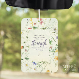 Waterverf Wildflower Bijbeltekst Luchtverfrisser