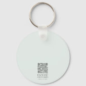 Waterverf Wildflower Bijbelvers gepersonaliseerd Sleutelhanger (Achterkant)