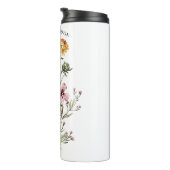 Waterverf Wildflower Boeket #1 Gepersonaliseerde n Thermosbeker (Geroteerd rechts)