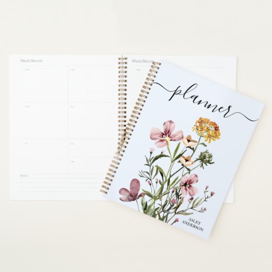 Waterverf Wildflower Boeket #1 Planner (Display)