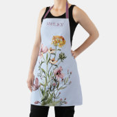 Waterverf Wildflower Boeket #1 Schort (Insitu)