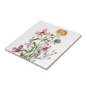 Waterverf Wildflower Boeket Tegeltje (Zijkant)