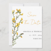Waterverf Wildflower Boho Save The Date (Voorkant)