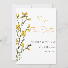 Waterverf Wildflower Boho Save The Date