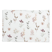 Waterverf Wildflower Botanische Bloemen Kussensloop (Achterkant)