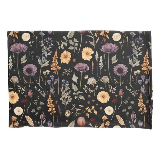 Waterverf Wildflower Botanische Kussen Hoesjes Kussensloop (Voorkant)
