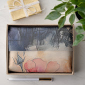  Waterverf Wildflower Bouquet Decoupage Tissuepapier (Geschenk)