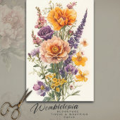 Waterverf Wildflower Bouquet Decoupage Tissuepapier