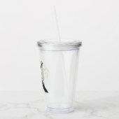 Waterverf Wildflower Bruidsmeisje Initiaal "K" Acryl Drinkbeker (Links)