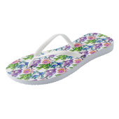 Waterverf Wildflower Cactus Patroon Teenslippers (Schuin)