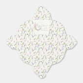 Waterverf Wildflower Crest Bedankdoosjes (Uitgevouwen)