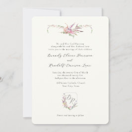 Waterverf Wildflower Crest Kaart