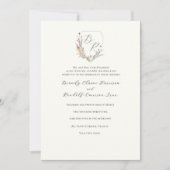 Waterverf Wildflower Crest Kaart (Voorkant)