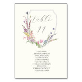 Waterverf Wildflower Crest Kaart (Voorkant)