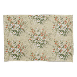  Waterverf Wildflower Daisy Bouquet Beige Kussensloop