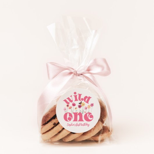 Waterverf Wildflower Dank u Sticker