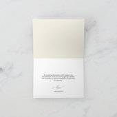 Waterverf Wildflower | Floral Dank u Bedankkaart (Binnen)