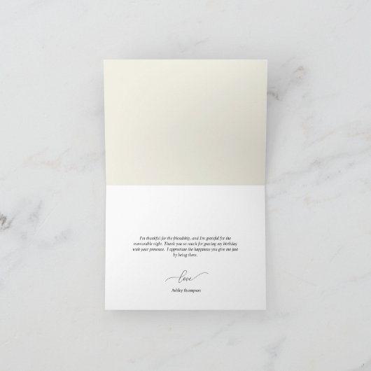 Waterverf Wildflower | Floral Dank u Bedankkaart (Binnen)