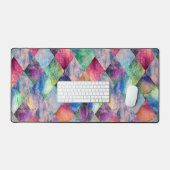 Waterverf Wildflower gepersonaliseerd Bureaumat (Keyboard & Muis)