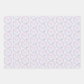 Waterverf Wildflower Gepersonaliseerde Verjaardag Inpakpapier Vel (Voorkant 2)