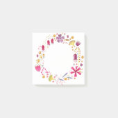 Waterverf Wildflower krans Post-it® Notes (Voorkant)