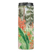 Waterverf Wildflower Meadow Bloemen Thermosbeker (Achterkant)