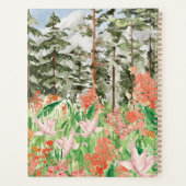 Waterverf Wildflower Meadow Floral Maandelijks 202 Planner (Achterkant)