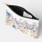 Waterverf Wildflower Meadow Floral Pouch Etui (Open)