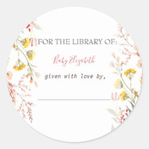 Waterverf Wildflower Meadow Gedroogde Zwangerschap