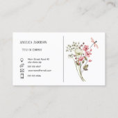 Waterverf Wildflower Meadow Visitekaartje (Achterkant)