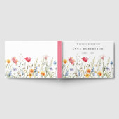 Waterverf Wildflower Memorial Service Gastenboek (Volledig)