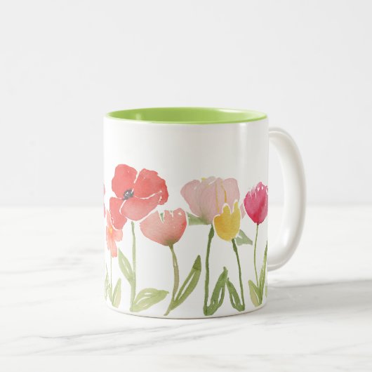 Waterverf Wildflower Mok (Voorkant rechts)