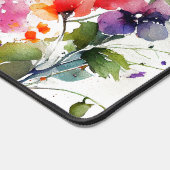 Waterverf Wildflower Monogram Naam Bureaumat (Hoek)