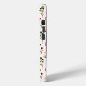 Waterverf Wildflower Monogrammed Initiaal Case-Mate iPhone Case (Achterkant / Links)