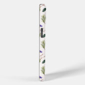 Waterverf Wildflower Monogrammed Initiaal Case-Mate iPhone Case (Achterkant / Rechts)