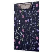 Waterverf Wildflower Navy Bloemen Klembord (Links)