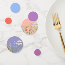 Waterverf Wildflower Pastel Confetti