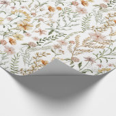 Waterverf Wildflower Pattern Cadeaupapier (Hoek)