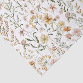 Waterverf Wildflower Pattern Tissuepapier (Detail)