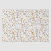 Waterverf Wildflower Pattern Tissuepapier (Voorkant)