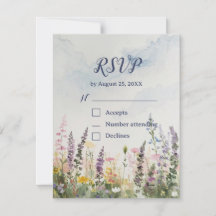 Waterverf Wildflower QR-code | Rustic Boho